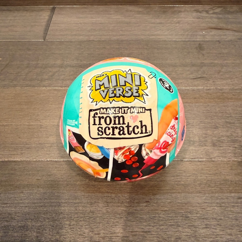 MGA Miniverse Make It Mini Food Series 2 Cafe Mystery Pack Blind Ball NEW